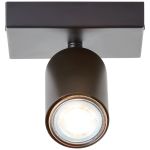 Brilliant Jello Luz de techo Metal Mate Negro 4.5W 345lm - 830 Luz Cálida | Incl. 1x GU10