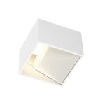 SLV Logs In Luz De Pared Aluminium Blanco 6W 600lm - 830 Luz Cálida