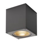SLV Big Theo Luz de techo Aluminium Antracita 21W 2000lm - 830 Luz Cálida