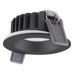 Ledvance Foco LED Air Fix Aluminium Negro 6W 510lm 36D - 930 Luz Cálida | Recorte 68mm - IP65 - Mejor reproducción de color - Regulable