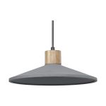 Ledvance Decor Hormigón/Acero/Madera Colgante De Luz 320 Oscuro Gris | Apta para E27