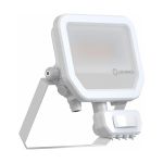 Ledvance Proyector LED Aluminium Blanco 17W 2400lm 100D - 840 Blanco Frio | IP65 - Sensor De Movimiento Y Luz - Simétrico