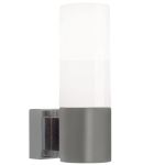 Nordlux Tangens Luz De Pared Vidrio y Metal Gris | IP44 - Apta para E14