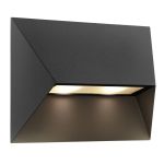Nordlux Pontio Luz De Pared Aluminium Negro | IP54 - Apta para 2x GU10