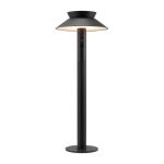 Nordlux Solar Lámpara de pedestal Justina Metal Negro 5W 400lm - 830 Luz Cálida | Sensor de Movimiento y Luz