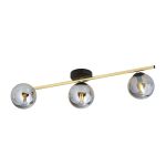 Emibig Luz de techo Splendi Acero Negro | Apta para 3x E14 - Max 10W
