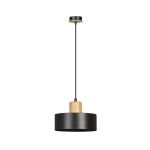 Emibig Colgante De Luz Torin Acero Negro | Apta para 1x E27 - Max 15W