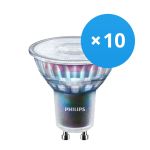 Multipack 10x Philips MASTER LED Spot ExpertColor GU10 PAR16 3.9W 280lm 25D - 930 Luz Cálida | Mejor reproducción de color - Regulable - Reemplazo 35W