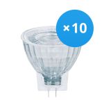 Multipack 10x Ledvance Performance Foco LED Reflector GU4 MR11 2.8W 184lm 36D - 927 Luz muy Cálida | Mejor reproducción de color - Regulable - Reemplazo 20W