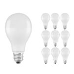 Multipack 10x Ledvance Classic LED E27 Pera Mate 19W 2452lm - 827 Luz muy Cálida | Reemplazo 150W