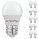 Multipack 10x Noxion Lucent Classic LED E27 Esférica Mate 4.5W 470lm - 827 Luz Muy Cálida | Reemplazo 40W