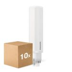 Multipack 10x Philips CorePro PL-C LED 6.5W 770lm - 840 Blanco Frio | 4-Pines - Reemplazo 18W