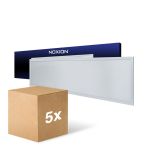 Multipack 5x Noxion Panel LED Ecowhite V4.0 28W 3400lm - 840 Blanco Frio | 120x30cm - UGR <19 - Philips driver