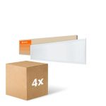 Multipack 4x Ledvance Panel LED Compacto Aluminium Blanco 33W 3630lm - 840 Blanco Frio | 120x30cm - UGR < 19