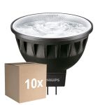 Multipack 10x Philips Master LED Foco GU5.3 MR16 6.7W 460lm 24D - 940 Blanco Frio | Mejor reproducción de color - Regulable - Reemplazo 35W