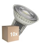 Multipack 10x Ledvance Foco LED GU10 PAR16 6.1W 575lm 36D - 930 Luz Cálida | Mejor Reproducción De Color - Regulable - Reemplazo 80W