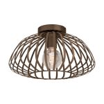 Eglo Luz de techo Espinal Acero Bronce | IP20 - Apta para 1x E27 