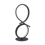 Eglo Lámpara De Mesa Serpins Aluminium Acero Negro 11.4W 1400lm - 830 Luz Cálida | IP20