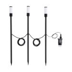 Multipack 3x Eglo Pico Luz Zancaro Aluminium Negro 1W 130lm - 830 Luz Cálida | IP44
