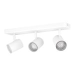 Eglo Techo Foco Consuma 1 Acero Blanco | Apta para 3x GU10