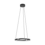 Eglo Colgante De Luz Mezzomonte Aluminium Acero Negro 20W 1600lm - 827-865 Ajustable Blanco | IP20 - Regulable 