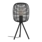 Eglo Lámpara De Mesa Rinroe Acero Negro | Apta para 1x E27