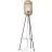 Brilliant Lampara De Pié Maderarow Metal Bambú Marrón | 450mm - Apta para 1x E27