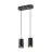 SLV Asto Aluminium Negro | Apta para 2x GU10