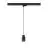 SLV Foco de carril Colgante De Luz Puri 2.0 3 Fases Aluminium Negro | Apta para 1x GU10 - Regulable