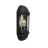 Ansell LED Luz de pared Latina Mitad Linterna Negro - Apta para E27 hasta 42W | IP65