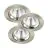 Multipack 3x Nordlux Foco Fremont Metal Gris 4.5W 345lm 36D - 827 Luz Muy Cálida | 85mm - IP23- Regulable