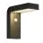 Nordlux Solar Monay Luz De Pared Negro 5W 400lm - 830 Luz Cálida