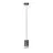Emibig Colgante De Luz Fumiko Acero Negro | Apta para 1x GU10 - Max 10W