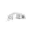 Philips ZRS750 Esquina Connector Blanco | CCPE XTS35-3