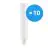 Multipack 10x Ledvance Dulux-D LED 9W - 830 Luz Cálida | 2-Pines - Reemplazo 26W