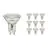 Multipack 10x Noxion Foco LED GU10 PAR16 4.8W 450lm 36D - 827 Luz Muy Cálida | Reemplazo 65W