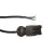 Noxion GST - Compatible Cable de alimentación Negro - Macho + Extremos abiertos - 2m - 3 pole 0,75mm2