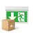 Multipack 4x Noxion LED Señal De Salida De Emergencia | Wall/Techo Montado | 3.5W 20lm | 30m Distancia de visualización - Luz De Emergencia 3 Horas - Incl. 4 Direcciones