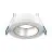 Noxion Foco LED Ares Profundo ring Blanco - con Inner Circulo Plata | Recorte 68mm - incl. GU10 Fitting