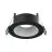 Noxion Foco LED Ares Profundo ring Negro - con Inner Circulo Blanco | Recorte 68mm - incl. GU10 Fitting