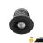 EcoDim Empotrado Foco Mini Negro 2.5W 155lm 30D - 827 Luz Muy Cálida | 35mm - Recorte 28mm - IP67 - Regulable