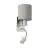 Eglo Luz De Pared Pasteri Acero Níquel Satinado 40 | IP20 - Incl. Foco y Excl. 1x E27