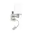 Eglo Luz De Pared Pasteri Acero Níquel Satinado 40 | IP20 - Incl. Foco y Excl. 1x E27