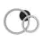Eglo Luz de techo Calliera Acero Negro Oro 12W 1500lm - 840 Blanco Frio | IP20 - Regulable 