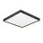 Eglo Luz de techo Iluminación de baño Fueva 6 Plástico Negro 10.5W 1700lm - 827-840-865 CCT