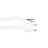 Noxion Euro Cable de alimentación - C7 Europlug + Extremos abiertos - Blanco 2m - 2 pole 0,75mm2