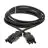 Lupa-con Conector Cable 3x 1,5  2m Negro EPCOM/3