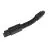 Conector trifásico esquina V flexible - Negro