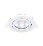 Noxion LED Ajustable Slim Spot Blanco 6W 550lm - 930 Luz Cálida | Recorte 75mm - IP54 - Mejor reproducción de color 