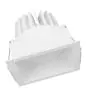 Ledvance Foco LED Cuadrado Oscurolight Ajustable Blanco 8W 650lm 36D - 830 Luz Cálida | Recorte 83mm